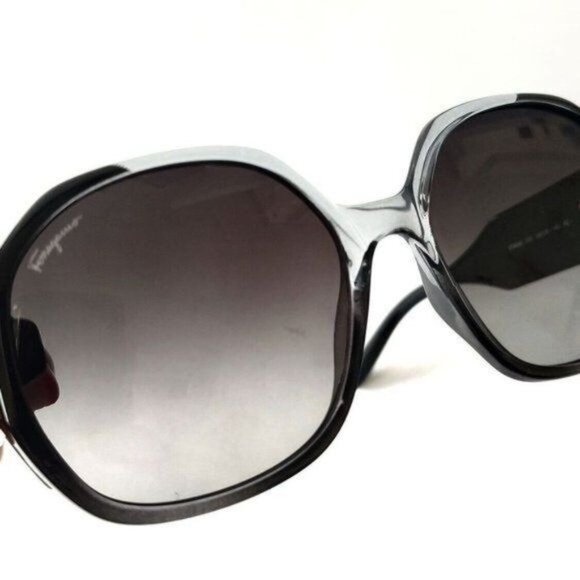 Salvatore Ferragamo Sunglasses  SF943SL  Oversized Black Gradient Designer - Picture 7 of 13